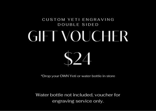 Custom Yeti Engraving Voucher