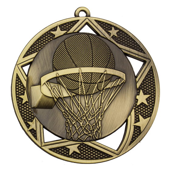 Basketball Galaxy Medal