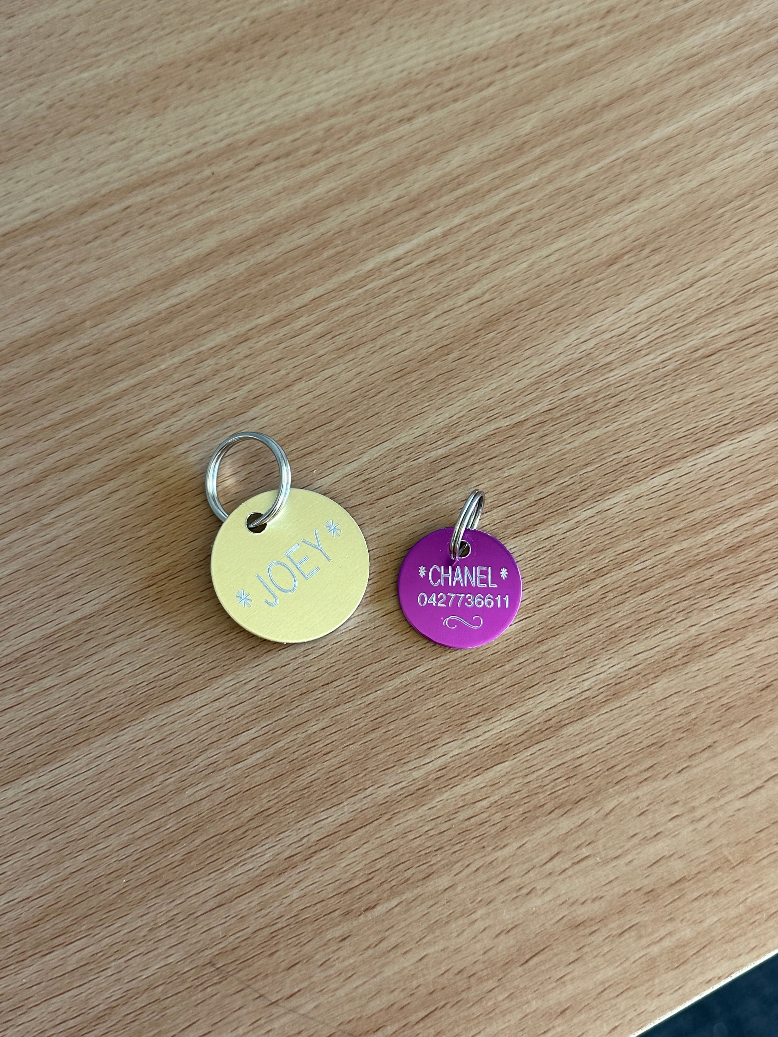 Custom Pet Tag ROUND