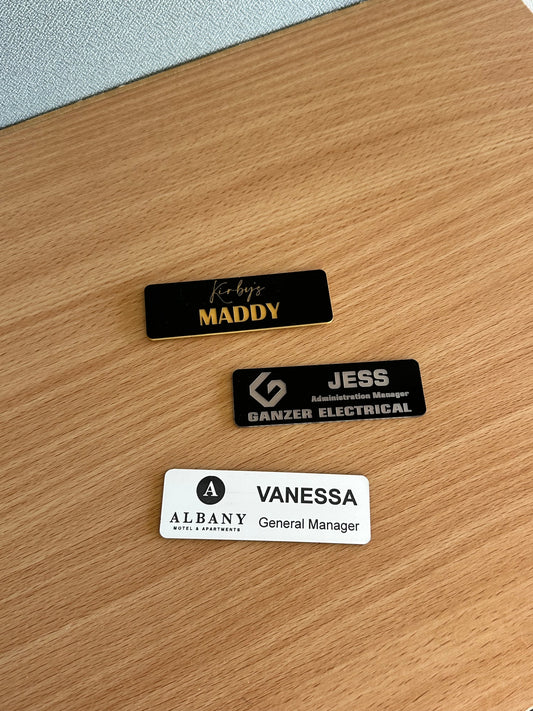 Custom Name Badges