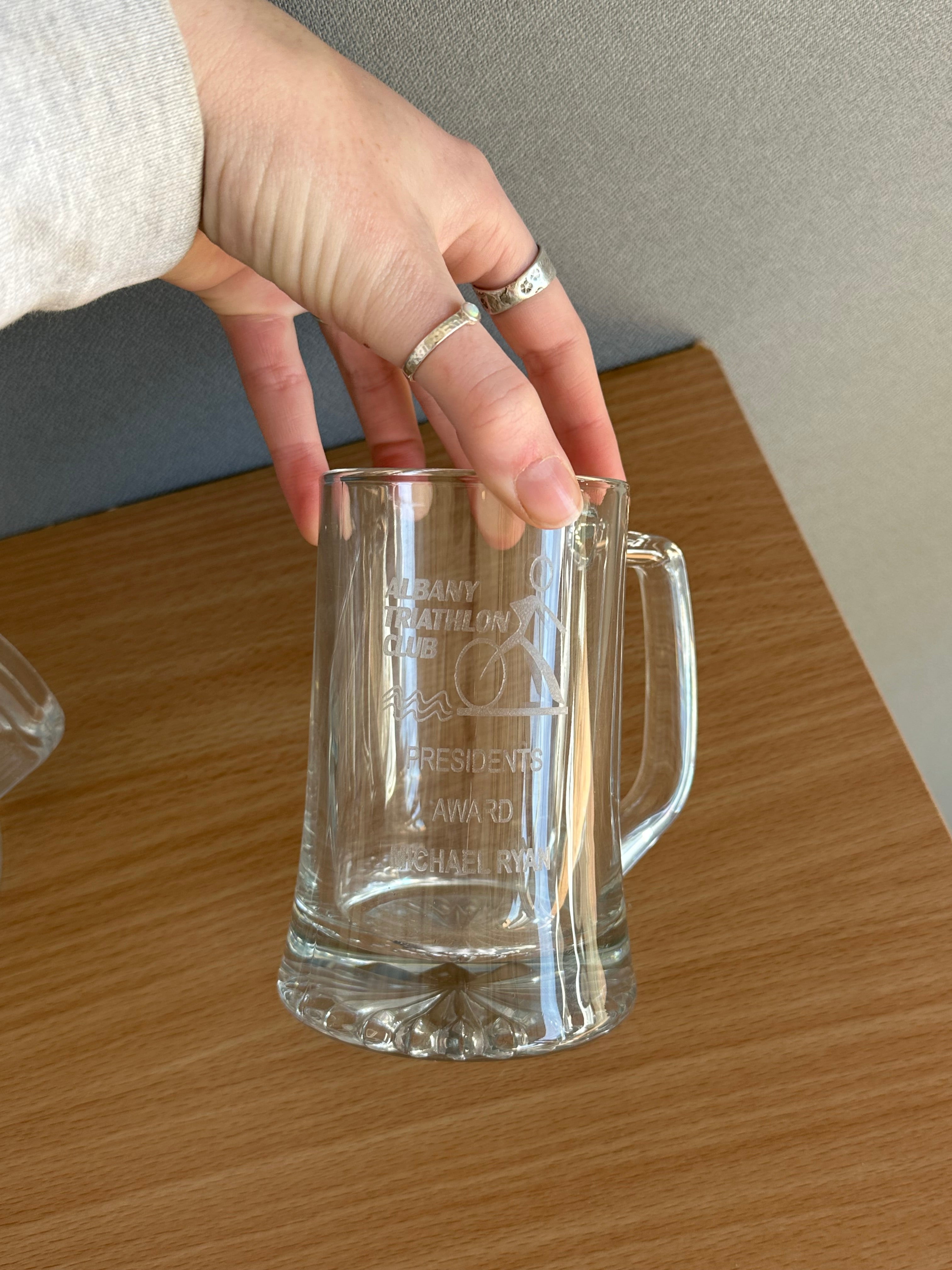 Custom Glass Tankard