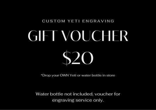 Custom Yeti Engraving Voucher