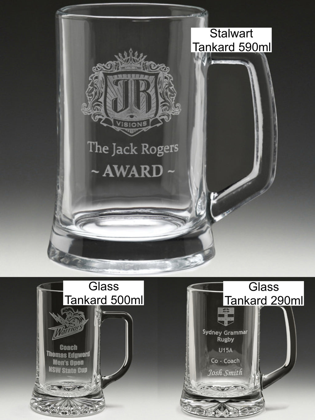 Custom Glass Tankard